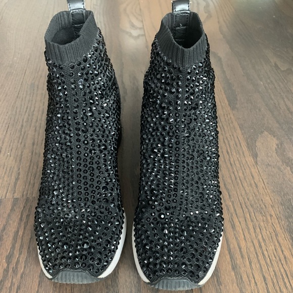 Michael Kors sequins running shoes with wedges - Picture 2 of 5